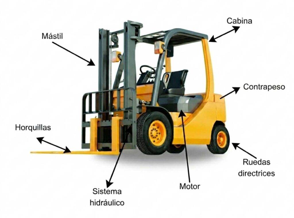 Partes-de-una-montacargas-en-panama